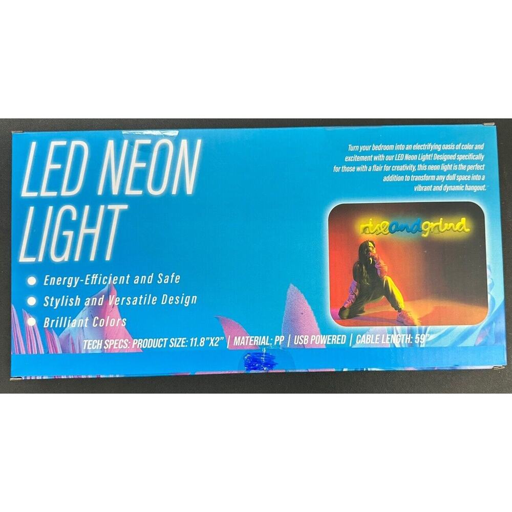 LED Neon Light Rise and Grind Low Voltage Light Decor USB Powered Brand New - Picture 4 of 7